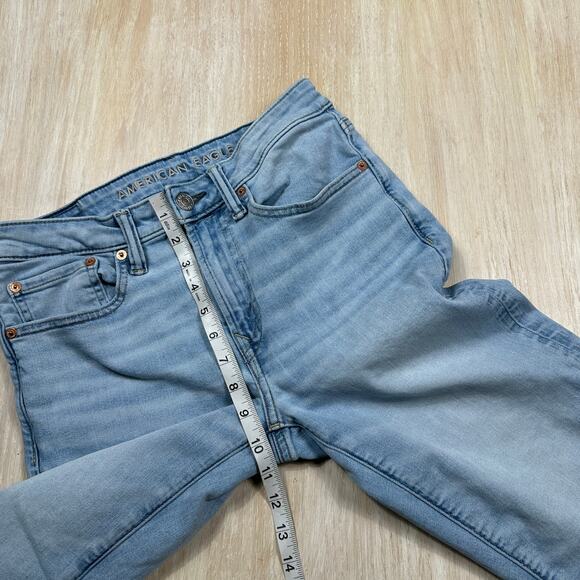 American Eagle Airflex+ Athletic Straight Casual Everyday Denim Jeans 28x30 - Picture 6 of 15
